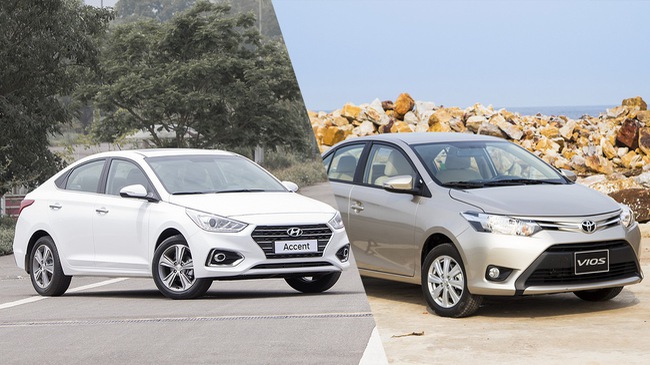  Hyundai Accent đấu Toyota Vios: Sedan cỡ nhỏ dìm nhau xuống dưới 500 triệu